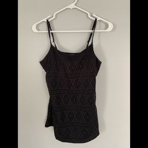 Express Women’s black tank top.